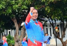 Bawa Misi Kehormatan Jalasena, Pangkoarmada RI Resmi Lepas Kontingen Menuju Pekan Olahraga TNI AL 2026 Laksamana Madya TNI Dr. Denih Hendrata, S.E., M.M., Kontingen Koarmada RI resmi dilepas untuk berlaga di Pekan Olahraga TNI Angkatan Laut