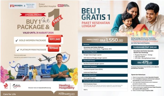 KPJ Healthcare Hadirkan Promo Medical Check Up Beli 1 Gratis 1 untuk Warga Kepri KPJ Healthcare Hadirkan Promo Medical Check Up Beli 1 Gratis 1 untuk Warga Kepri