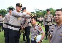 Kapolda Kepri Pimpin Upacara Korps Kenaikan Pangkat 567 Personel periode 1 Juli 2026 Kapolda Kepri