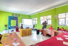 Posal Memperuk Beri Edukasi Bahaya Narkoba di MPLS Pelajar SMPN 3 Munjan Tarempa Pos TNI Angkatan Laut Posal Memperuk, Pangkalan TNI AL Lanal Tarempa