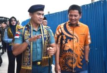 Wakil Bupati Anambas Sambut Kedatangan Danlanudal Matak dan Istri di Pelabuhan Sri Siantan Wakil Bupati Anambas Sambut Kedatangan Danlanudal Matak