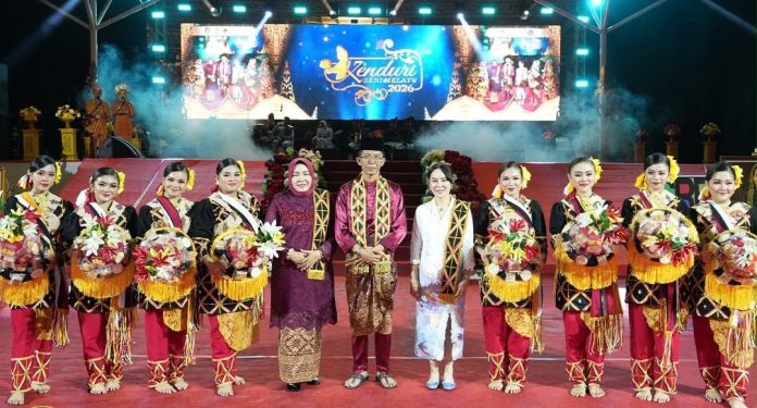 Malam pembukaan Kenduri Seni Melayu (KSM) dan Pentas Seni Melayu Serumpun Kota Batam 2026 berlangsung meriah.