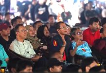 Dukung Spanyol, Amsakar dan Larut Bahagia Bersama Ribuan Warga Nobar Final Piala Dunia 2026 amsakar nobar final piala dunia