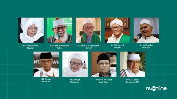 Berikut Ini Profil 9 Ulama Anggota Ahlul Halli Wal Aqdi "AHWA" Hasil Muktamar ke-35 NU