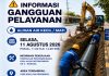 Info Gangguan Air Batam Dampak Penyambungan Pipa Jalur Interkoneksi DK5- Nongsa
