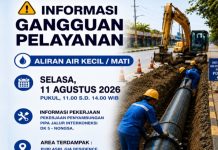 Info Gangguan Air Batam Dampak Penyambungan Pipa Jalur Interkoneksi DK5- Nongsa