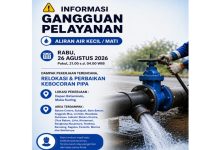 Info Gangguan Air Batam Dampak Perbaikan Pipa depan Batamindo Info Gangguan Air Batam Dampak Perbaikan Pipa depan Batamindo