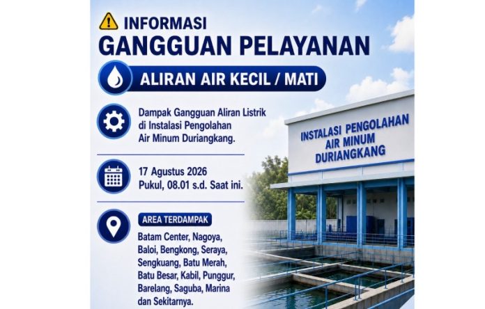 Info Gangguan Air Bersih Dampak Gangguan Listrik di PAM Duriangkan Info Gangguan Air Bersih Dampak Gangguan Listrik di PAM Duriangkan