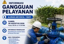 Info Gangguan Air Bersih Dampak Pemeliharaan Control Valve di Puri Asri Nongsa Info Gangguan Air Bersih