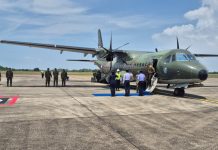 Kapolresta Barelang Pimpin Pengamanan Kedatangan dan Keberangkatan Menhan RI Menhan RI Tiba di Bandara Hang Nadim Batam
