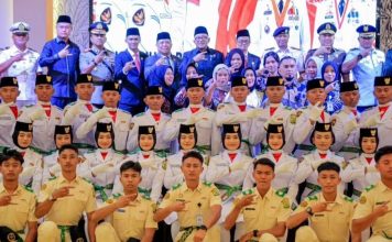 Pengukuhan Paskibraka Tanjungpinang 2026, Lis: Jaga Marwah dan Kehormatan Sang Merah Putih Pengukuhan Paskibraka Tanjungpinang 2026