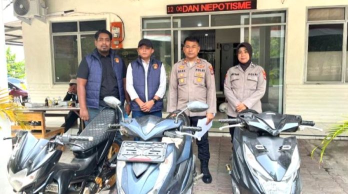Polsek Sei Beduk Bersama Tim Gabungan Polresta Barelang Ungkap Tiga Kasus Curanmor