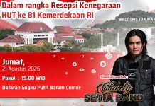 Jumat Malam, Charly Setia Band Meriahkan “Semarak Kemerdekaan 81” di Engku Putri Batam Center Semarak Kemerdekaan bersama Charly Setia Band