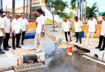 Antisipasi Genangan, BP Batam Uji Sistem Subdrain di 18 Titik CBD Batam Center BP Batam Uji Sistem Subdrain di 18 Titik CBD Batam Center