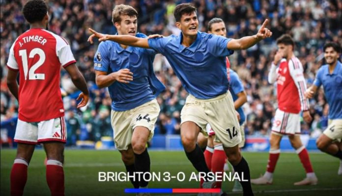 Brighton 3-0 arsenal