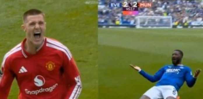 MU Ngak Jadi Menang, Everton Samakan Skor 2-2 Lewat Gol Spektakuler Menit 90+6