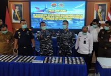Lanal TBK Amankan 240 Catridge Vape, Mengandung Narkotika di Perairan Karimun Tim gabungan Lanal Tanjungbalai Karimun dan Satgas Cakra 26-K