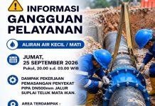 Info Gangguan Air Bersih Dampak Pemasangan Pipa di Jalur Teluk Mata Ikan Nongsa Info Gangguan Air Bersih Dampak Pemasangan Pipa di Jalur Teluk Mata Ikan Nongsa