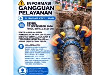 Info Gangguan Air Bersih Dampak Penyambungan Pipa di Sukajadi dan Pelita Info Gangguan Air Bersih Dampak Penyambungan Pipa di Sukajadi dan Pelita