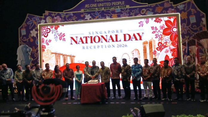 Konsulat Jenderal Singapura di Batam menggelar Resepsi Hari Kebangsaan Singapura ke-61 pada Kamis, 3 September 2026.