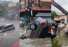 Nasib Mobil Suzuki Ertiga Terseret Arus Banjir di Parit Bengkong Indah Batam Nasib Mobil Suzuki Ertiga Terbawa Arus Banjir di Parit Bengkong Indah Batam