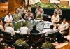 Presiden Prabowo Bahas Situasi Nasional dan Penanganan Karhutla Bersama Panglima dan Kapolri Presiden Prabowo Subianto menerima Panglima TNI Jenderal TNI Agus Subiyanto dan Kapolri Jenderal Polisi Listyo Sigit Prabowo di kediamannya di Hambalang, Kabupaten.