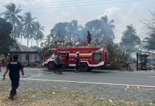Satu Rumah di Desa Pengudang Bintan Ludes Dilalap Si Jago Merah