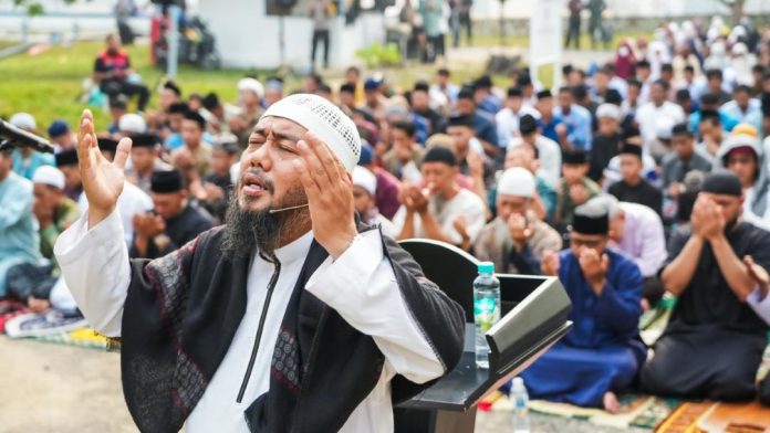 BP Batam Gelar Salat Istisqa di Waduk Nongsa, 500 Warga Berdoa agar Pasokan Air Pulih