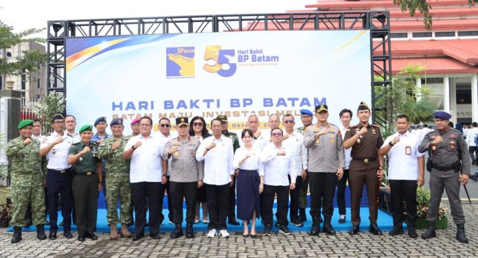 BP Batam Peringati Hari Bakti ke-55 BP Batam Peringati Hari Bakti ke-55, Forkopimda Dukung Batam Maju dan Investasi Melaju