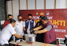 Satnarkoba Polres Karimun Musnahkan 1,3 Kg Sabu Tak Bertuan, Nilai Ditaksir Rp700 Juta