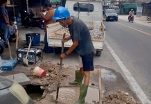 Perumda TMK Lakukan Perbaikan Pipa Bocor di Baran 1 Rampung dalam 8 Jam