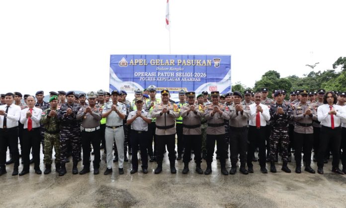 Kapolres Anambas Pimpin Apel Operasi Patuh Seligi 2026 untuk Keselamatan Berlalu Lintas Kapolres Anambas Pimpin Apel Operasi Patuh Seligi 2026 untuk Keselamatan Berlalu Lintas