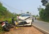 Lakalantas Mobil Avanza Melibatkan Dua Motor di Jalan Indunsuri Tanjunguban Lakalantas Mobil Avanza Melibatkan Dua Motor di Jalan Indunsuri Tanjunguban