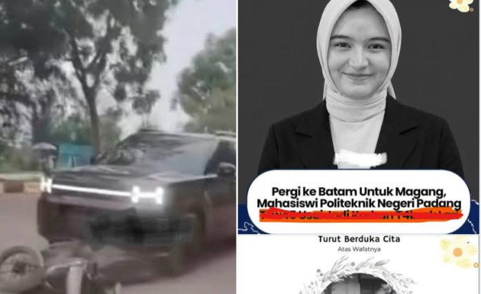 Mahasiswa Padang Korban Tabrak Kronologi Mahasiswi Politeknik Padang Meninggal di Batam Setelah Terseret Mobil Hyundai