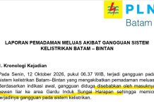Ini Dugaan Penyebab Listrik Batam-Bintan BlackOut Pagi hingga Malam, Senin 12 Oktober 2026 Ini Dugaan Penyebab Listrik Batam-Bintan BlackOut Pagi hingga Malam, Senin 12 Oktober 2026