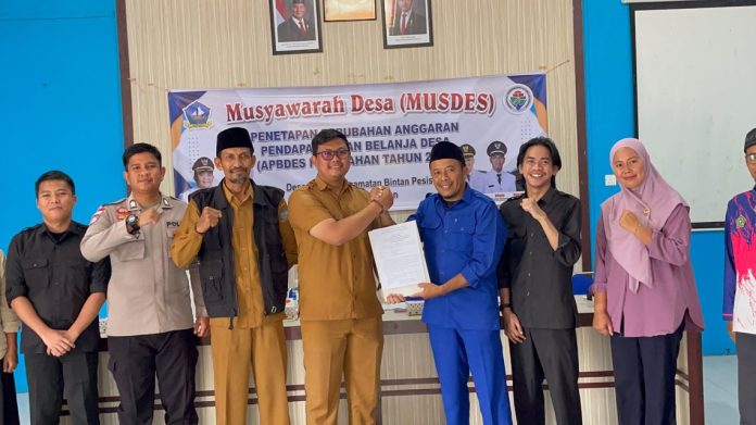 Alami Defisit Anggaran Rp500 Juta, Pemdes Kelong Gelar Musdes Perubahan APBDES Tahun 2026