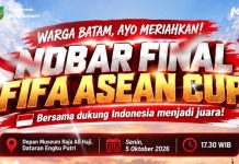 Pemko Batam Undang Nobar Final FIFA ASEAN Cup 2026 di Dataran Engku Putri Pemko Batam Undang Nobar Final FIFA ASEAN Cup 2026 di Dataran Engku Putri