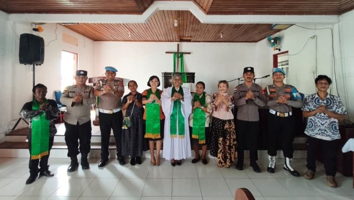 Pengamanan Misa Gereja Anambas 2