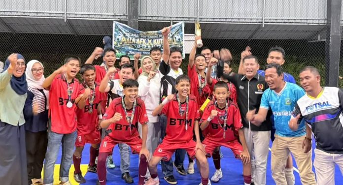 Turnamen Futsal Piala AFK X Kute Hill 2026 kategori U-13 dan U-17 di Lapangan Futsal Kute Hill, Desa Payamaram, Kecamatan Kute Siantan